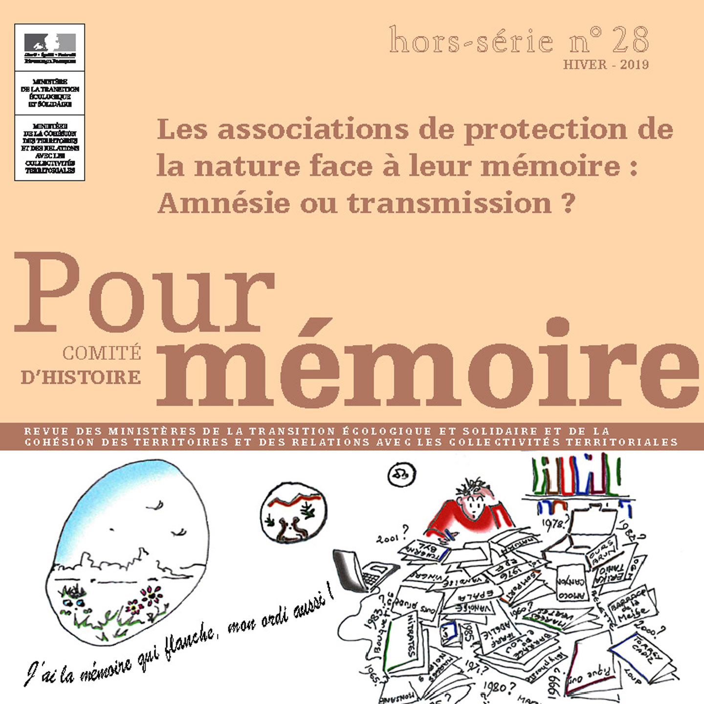 couverture pour mémoire