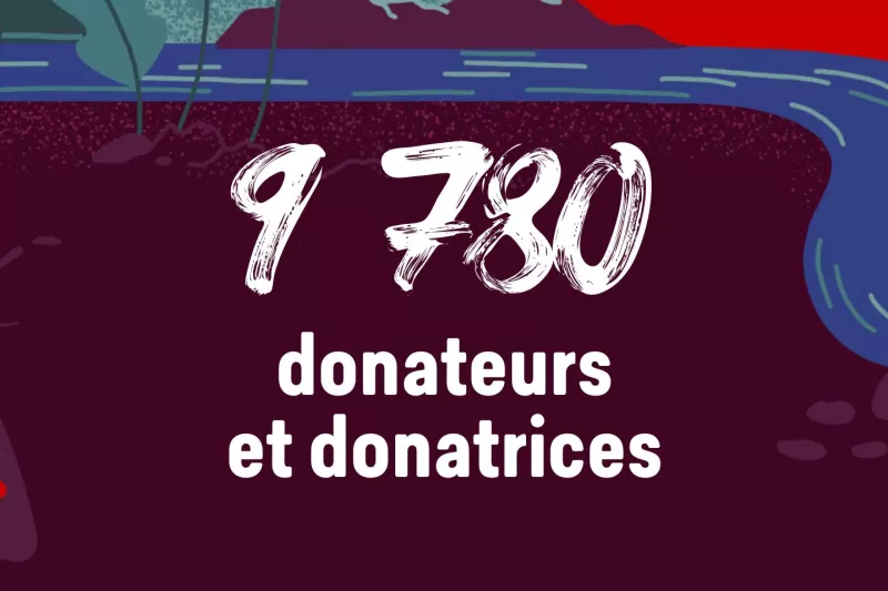 9 780 donateurs et donatrices