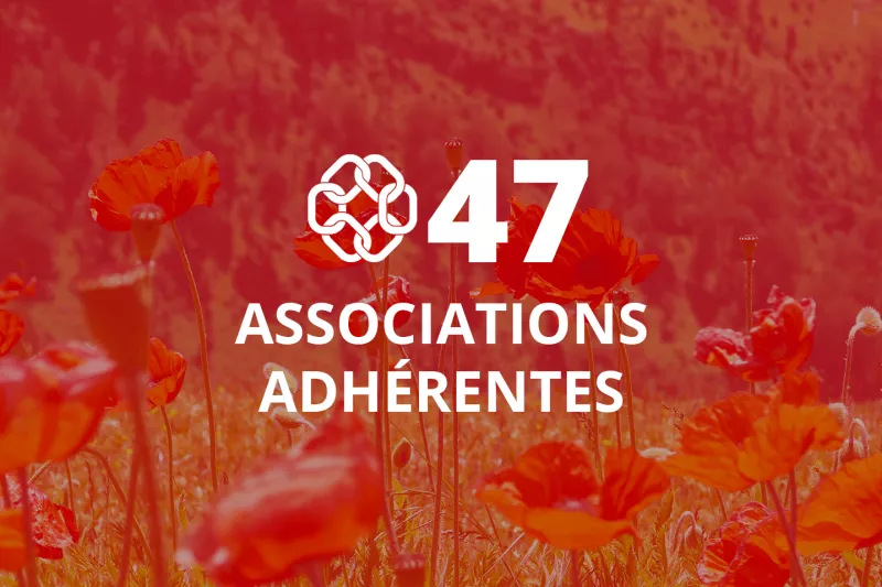47 associations adhérentes