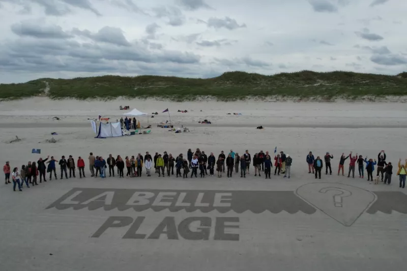 Photo aérienne La belle plage