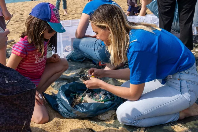 Ramassage déchets plage