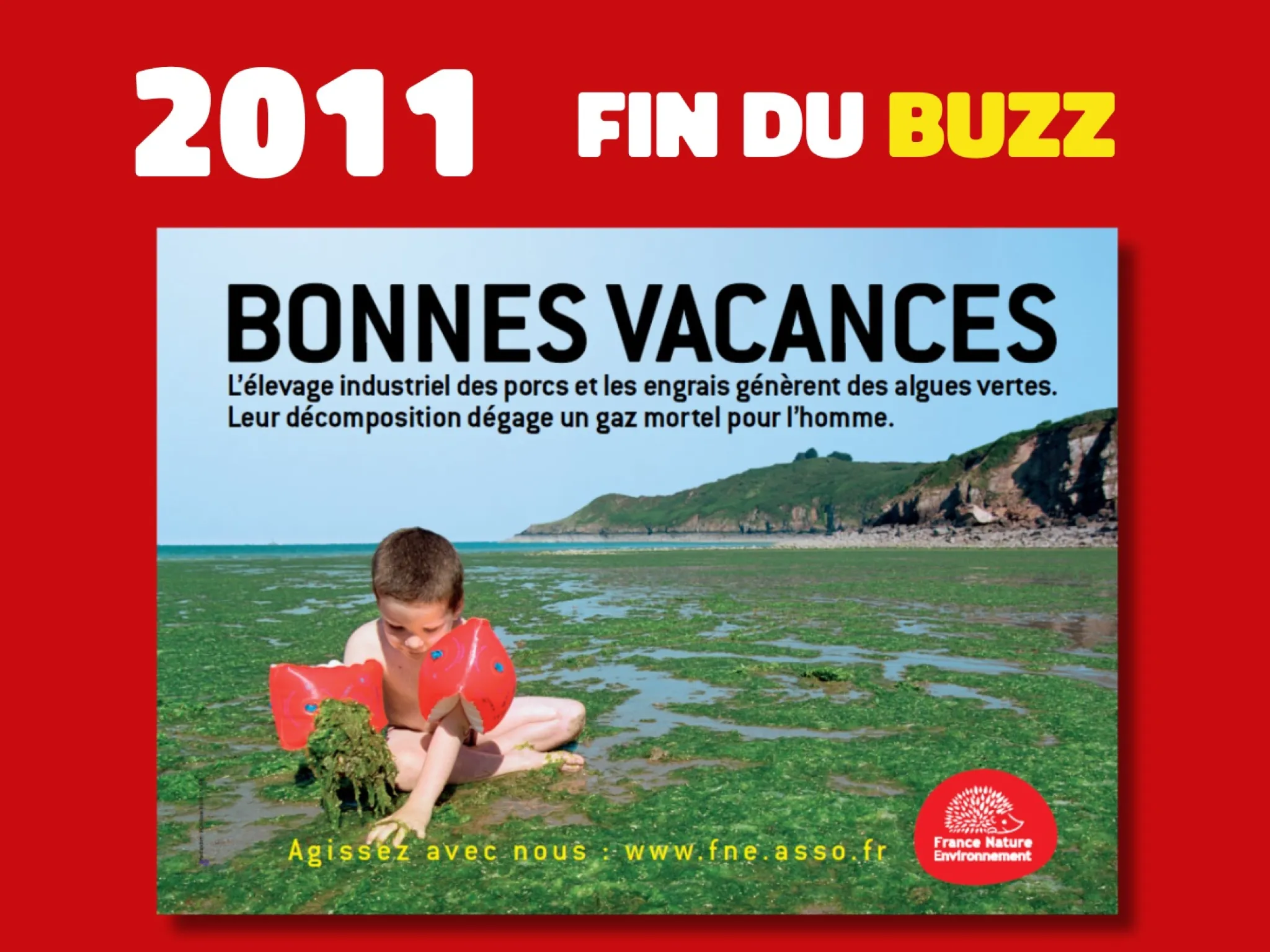 Aperçu de l'affiche "Fin du buzz - Bonnes vacances"