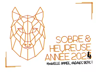 Sobre et heureuse année 2024